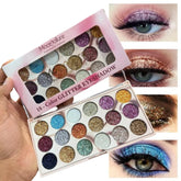 Mocallure 18 Color Glitter Kit | High-Pigment Sparkle Palette for Eyes, Lips & Face Makeup