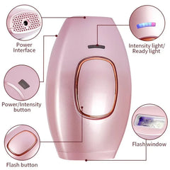 IPL Laser Hair Removal Device for Home Use | Permanent Hair Reduction Epilator | Painless Body Hair Remover